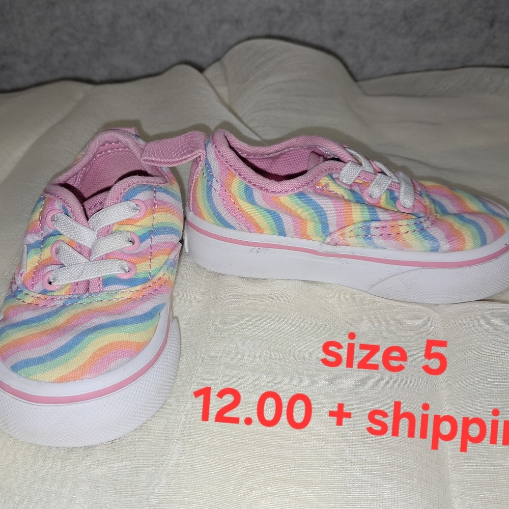 Vans Colorful Striped Kids Shoes